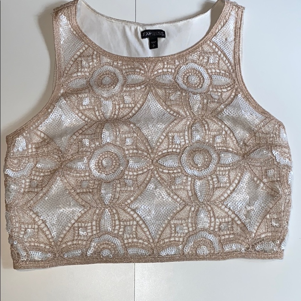 Sequin express top